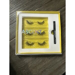 AscentLash Magnetic Eyelash Kit with Magnetic Eyelashes and Magnetic - 3 Pairs‎
